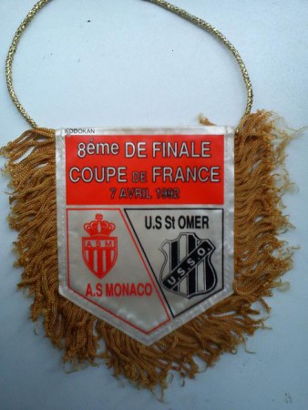 A.S. MONACO - U.S ST OMER FRANCUZSKY POHAR 1992 -12-